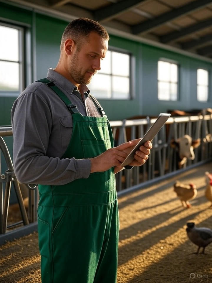 Farmer and Livestock Management
